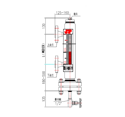 低温防霜型磁浮子液位计